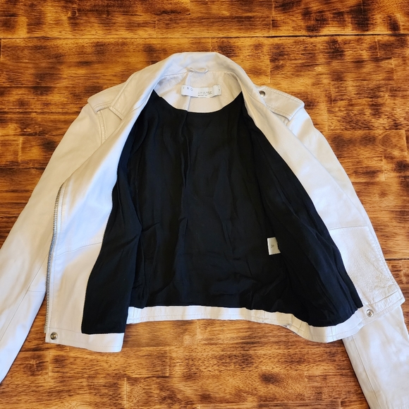 IRO Ashville Leather Moto Biker Jacket size 40 - Picture 7 of 17
